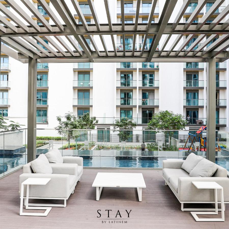 Stay By Latinem Luxury Studio Holiday Home G6-6103 Near Burj Khalifa Dubaj Kültér fotó